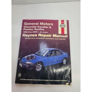 Chevrolet Cavalier Pontiac‎ Sunfire 1995-2000 Haynes Repair Manual GM Car Book